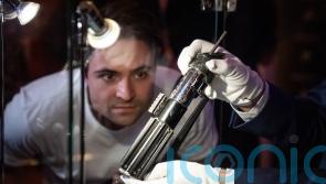 Darth Vader lightsaber expected to sell for millions goes on display in London