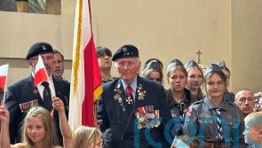 Polish army veteran, 101, attends mass during Edinburgh visit