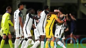 Andy Woodman celebrates &lsquo;special&rsquo; Bromley players after cup victory over Ipswich