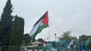 Pro-Palestine protesters chant ‘RAF shame on you’ at air base demonstration