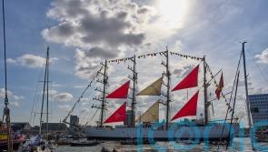 Hundreds of ships and boats sail into Amsterdam to mark city’s maritime history