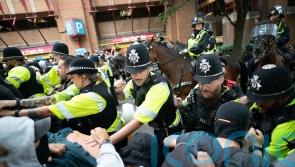 Clashes as asylum protests take place across the UK
