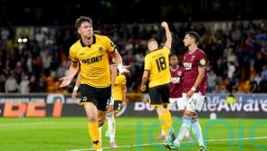 Jorgen Strand Larsen’s late brace sees Wolves beat West Ham in Carabao Cup