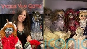 Gothic artist with collection of 400 ‘creepy’ dolls says some are haunted and require ‘rules’ to stop disturbances
