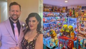 Simpsons fanatic who hid memorabilia from dates now engaged to fellow fan and will wear themed accessory on wedding day