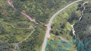 Road reopens after multiple landslips caused 24-hour closure