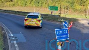 Two men die and five others seriously injured in roundabout crash
