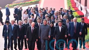 World leaders joined China’s military parade in show of solidarity with Beijing