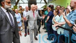 King jokes that ‘bits don’t work so well after 70’ on hospital visit