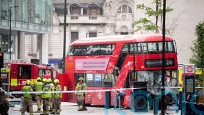 17 injured after bus mounts pavement near Victoria Station
