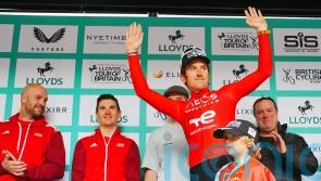 Geraint Thomas fights back tears as he ends his cycling career in Cardiff