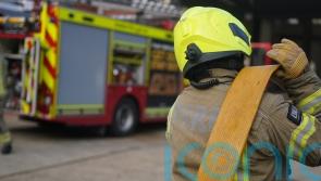 Glasgow road closes due to fire at recycling centre