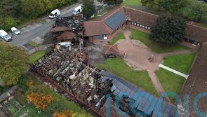 Man arrested on suspicion of criminal damage and arson after fire at MP’s office