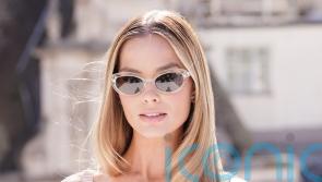 Margot Robbie dazzles in pink outfit for Big Bold Beautiful Journey photocall