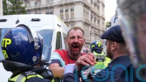 Police ‘assaulted’ and face ‘aggression’ from Tommy Robinson protesters