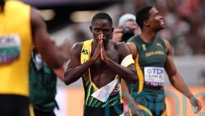 Jamaica’s Oblique Seville powers to world 100m glory in front of Usain Bolt
