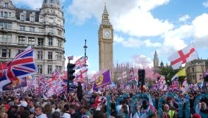 Eight charged after disorder at London protest
