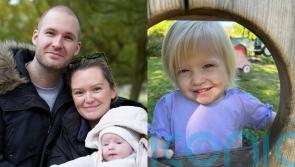Parents of girl, 4, diagnosed with rare disease causing blindness, paralysis and death are in phase of ‘prolonged grief’