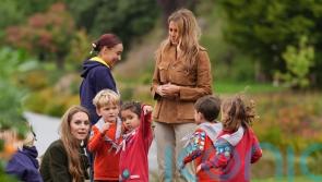 Sweet treat for Scouts meeting Kate and Melania