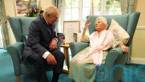 World’s oldest person tells King ‘all the girls were in love with you’