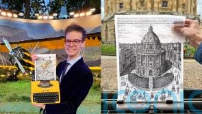 Artist who inks architecture and portraits on typewriter collabs with Robbie Williams and Mission: Impossible franchise