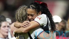 Canada train with headphones on ahead of Twickenham WC final against England