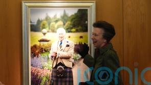 Princess Royal unveils portrait of the King at Scottish Parliament