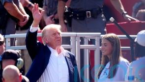 Donald Trump acts as United States&rsquo; chief cheerleader at Ryder Cup