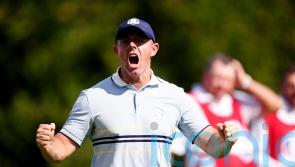Rory McIlroy heralds &lsquo;great day&rsquo; as Europe open lead at Ryder Cup