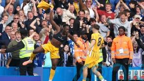 Brighton net twice at the death to claim comeback win away to 10-man Chelsea