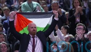Reeves interrupted by pro-Gaza heckler during Labour conference speech