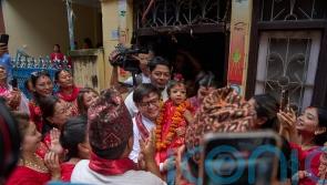 Two-year-old girl chosen as Nepal’s new living goddess