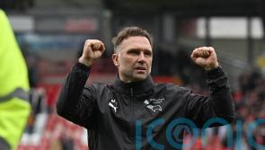 John Eustace sees ‘light at the end of the tunnel’ after point for Derby