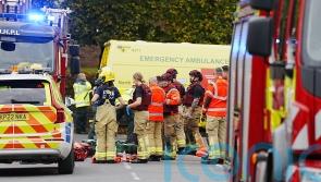 Four injured after car driven at people and man stabbed outside synagogue