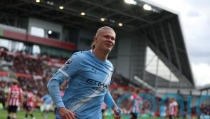 Erling Haaland strikes again as Manchester City battle to win at Brentford