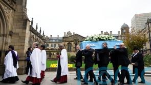 Ricky Hatton’s son pays emotional tribute as stars turn out for memorial service