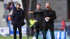 Derek McInnes insists ‘my job here is firmly at Hearts’ amid Rangers links