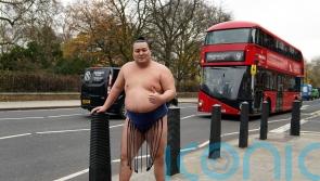 Sumo wrestlers spotted sightseeing in London ahead of professional tournament