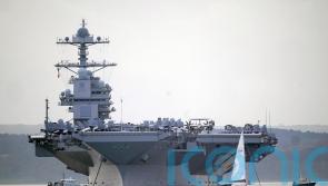 US sends aircraft carrier to South America as airstrike on ‘drug boat’ kills six