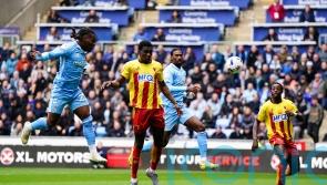 Coventry beat 10-man Watford 3-1 to make is six Championship wins in a row