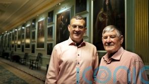 Father’s 80th birthday visit to palace his ancestor was commissioned to paint