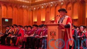 Champion’s cancer contribution recognised with honorary doctorate