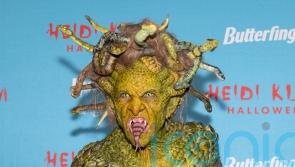 Heidi Klum dresses as Medusa at annual Halloween party