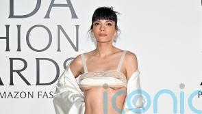 Lily Allen wears eye-catching outfit at fashion awards ceremony