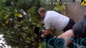 Suspected thief arrested after running into path of chief constable