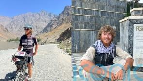 ‘You only live once’: Man, 26, cycles from Cheshire to Nepal, covering 120km a day, on an epic journey toward Thailand