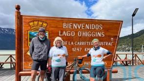 Trio complete &lsquo;missing link&rsquo; of 17,000-mile cycling challenge 40 years later