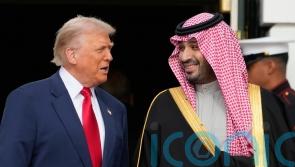 Trump welcomes Saudi crown prince to the White House