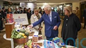King marks second anniversary of project which stops food going to waste