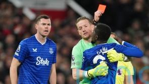 Idrissa Gana Gueye sent off for slapping Everton team-mate Michael Keane